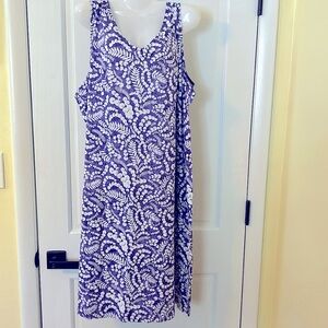 Stan Herman short sleeve knit dress with side pockets in 3X